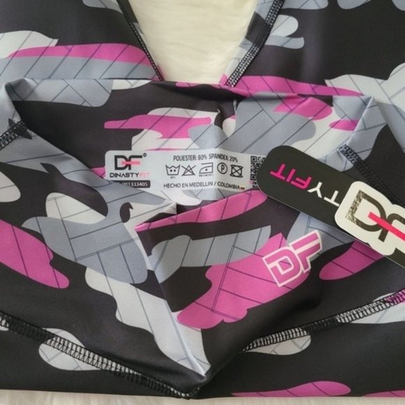 DF Colombian Pink CamoBOUTIQUELeggings High Compression, control abdomin… - Picture 7 of 8
